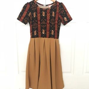 Lularoe Amelia Size Small (Tribal Print)